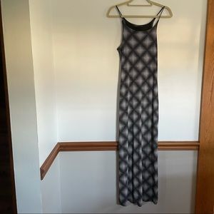 Geometric Maxi Slip Dress